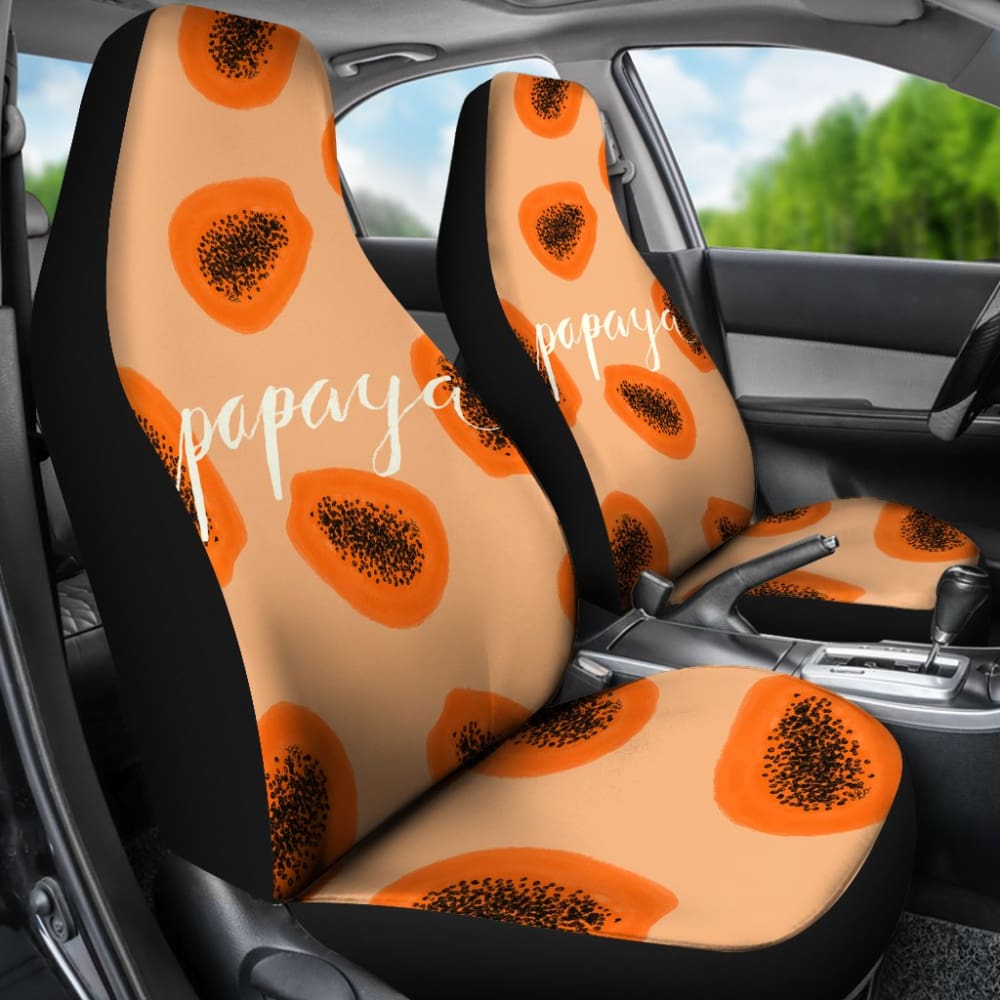 Papaya Fruit Platter Car Seat Covers
