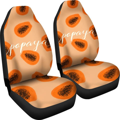 Papaya Fruit Platter Car Seat Covers