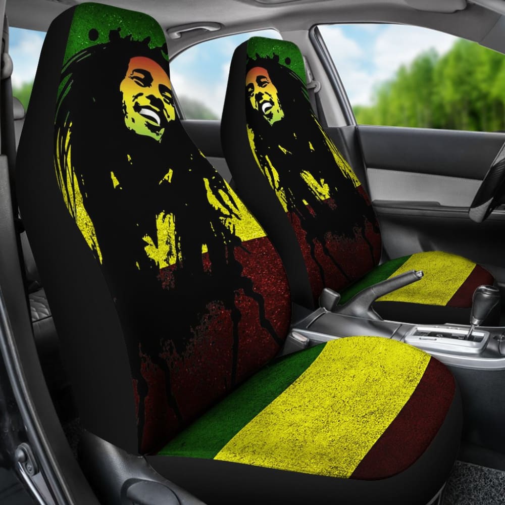 One Love Bob Marley Car Seat Covers