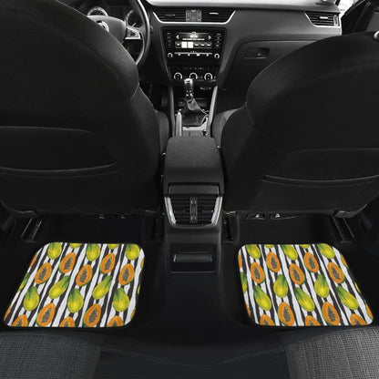Papaya Design Pattern Car Floor Mats