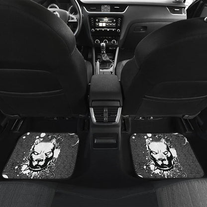 Powerful Pitbull Prepare To Fighting Car Floor Mats