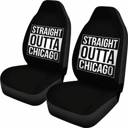 Straight Outta Chicago Car Seat Covers Amazing Gift