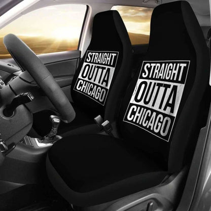 Straight Outta Chicago Car Seat Covers Amazing Gift