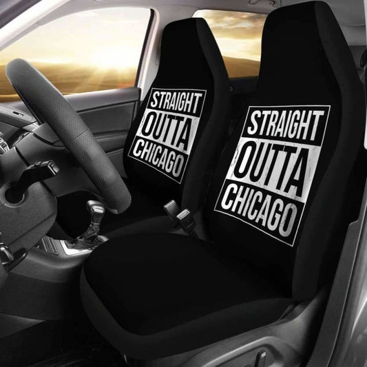 Straight Outta Chicago Car Seat Covers Amazing Gift