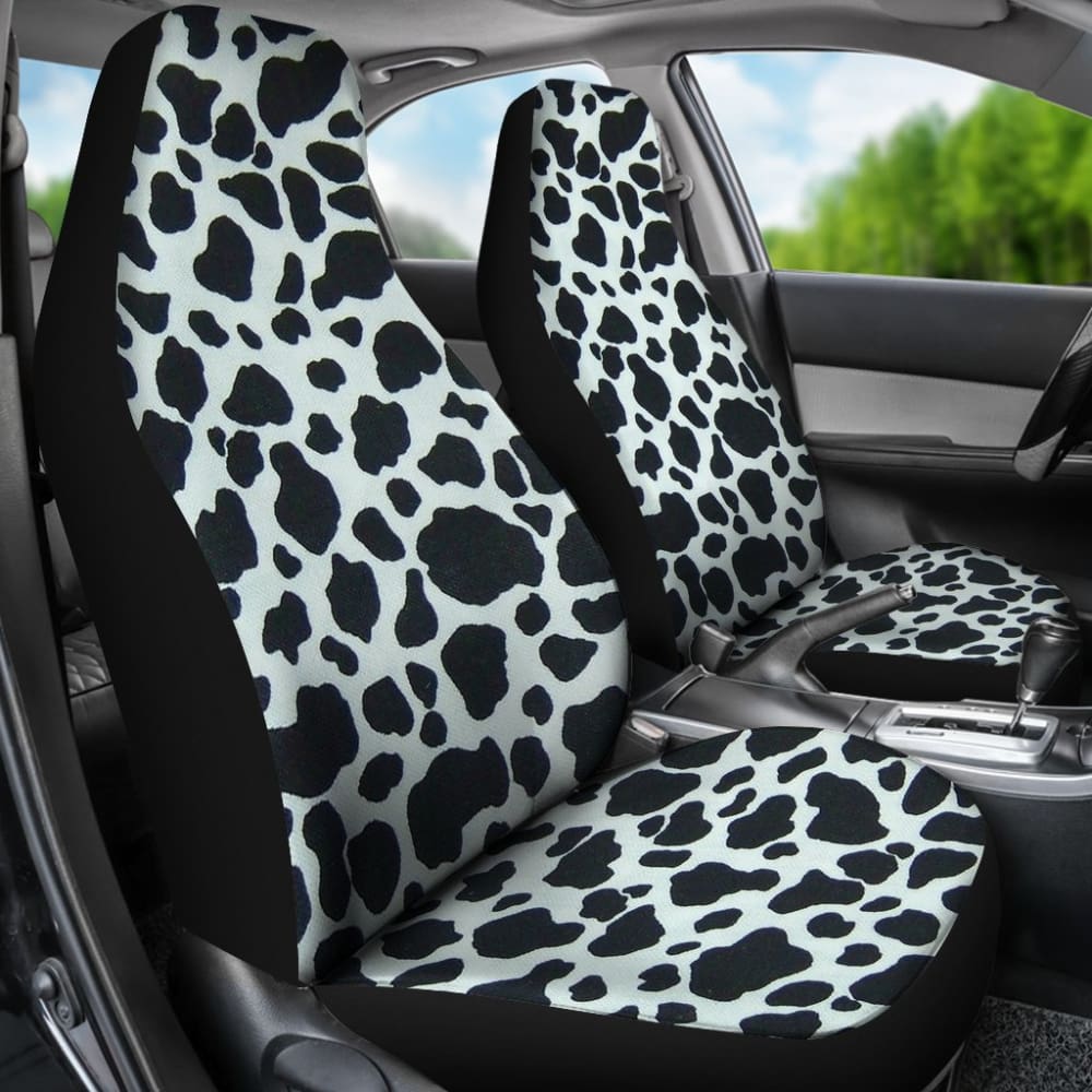 Cowhide Skin Print Car Seat Covers