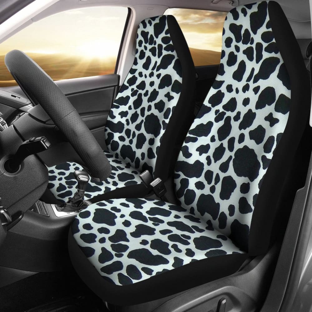 Cowhide Skin Print Car Seat Covers