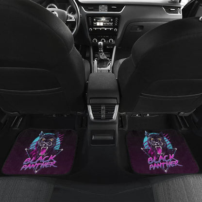 Black Panther Purple Awesome Poly Car Floor Mats