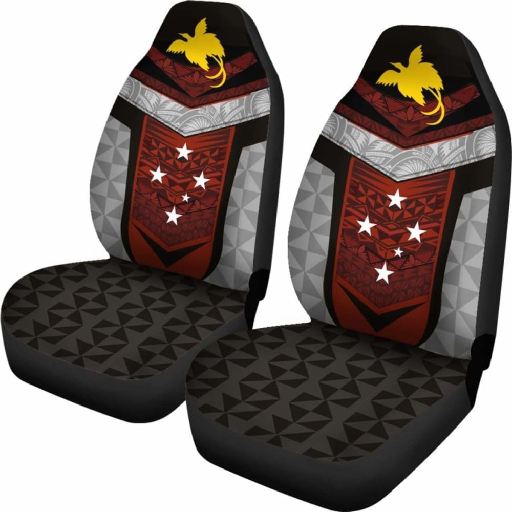 Papua New Guinea Polynesian Design Car Seat Covers