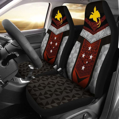 Papua New Guinea Polynesian Design Car Seat Covers
