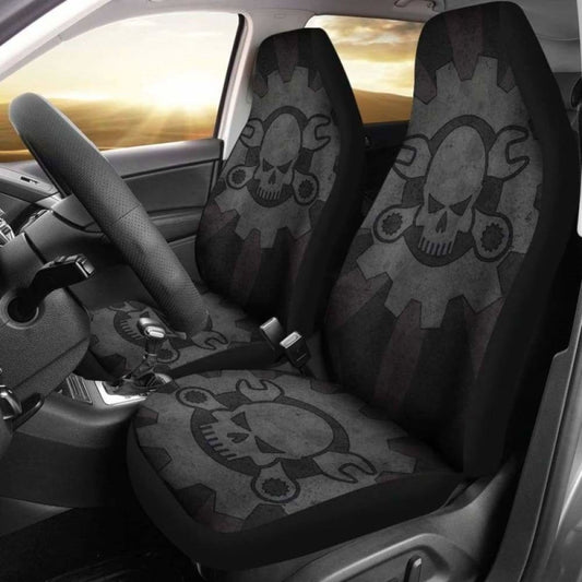 Skull N Tools Mechanic Car Seat Covers