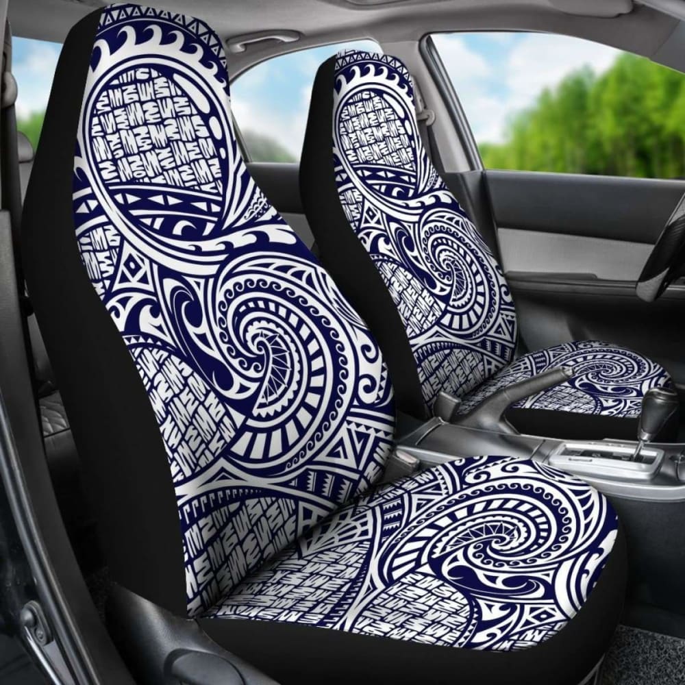 Polynesian Car Seat Cover - Polynesian Tattoo  -