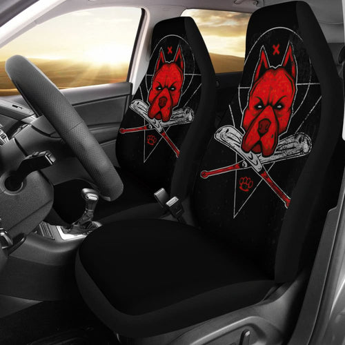 Don't Bully My Breed Pitbull Car Seat Covers