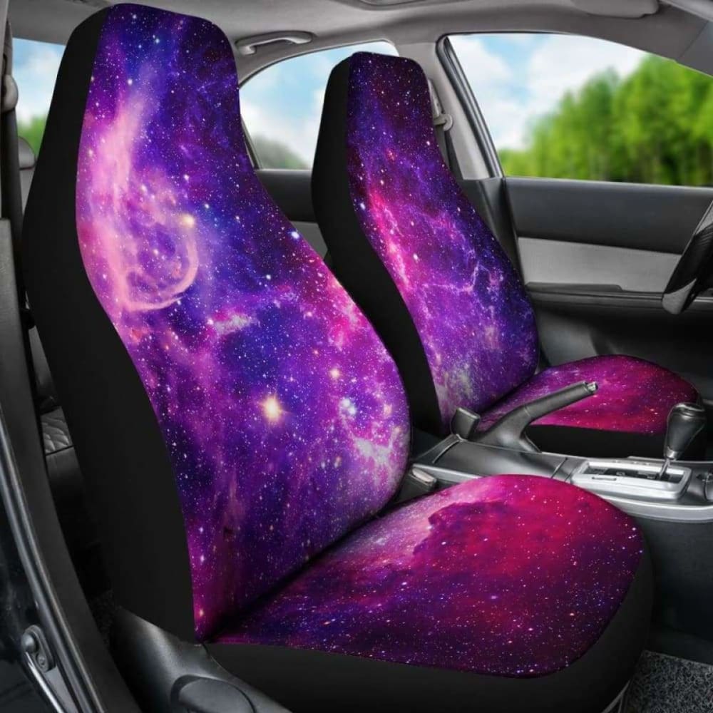 Purple Universe Car Seat Covers