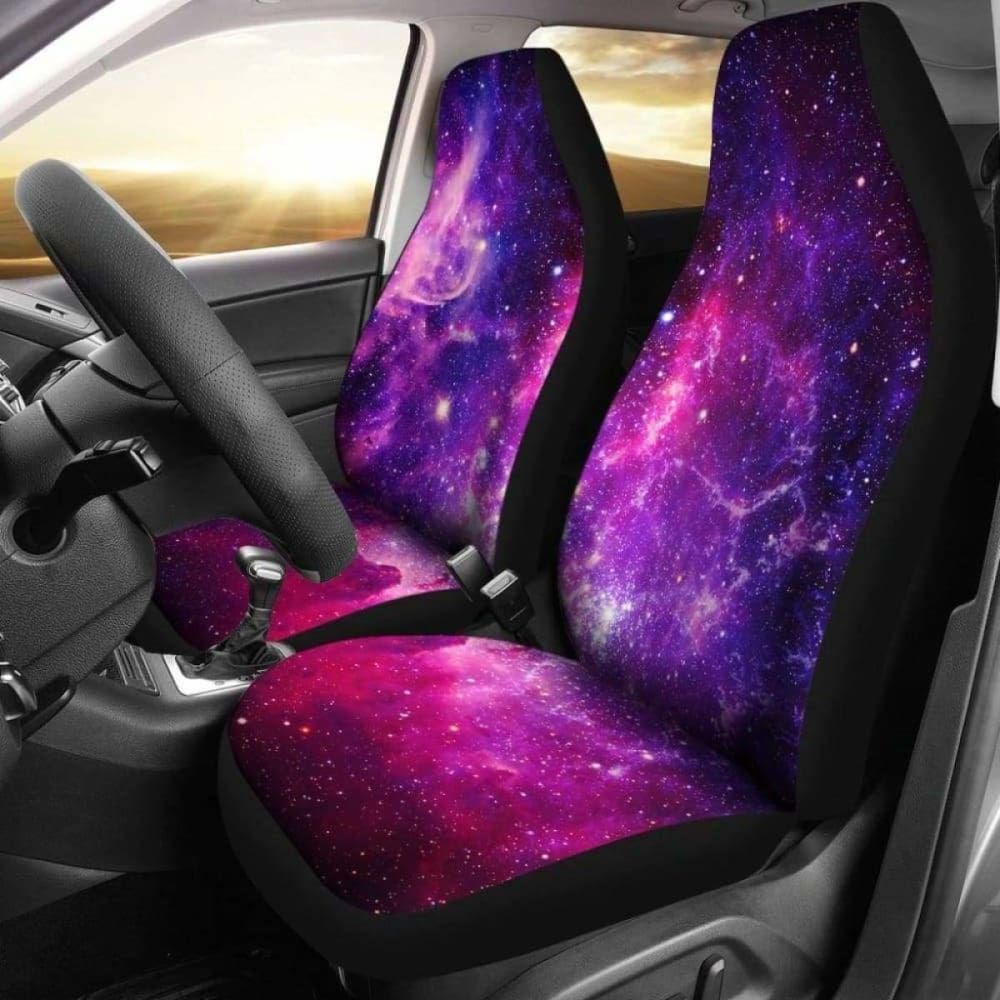 Purple Universe Car Seat Covers
