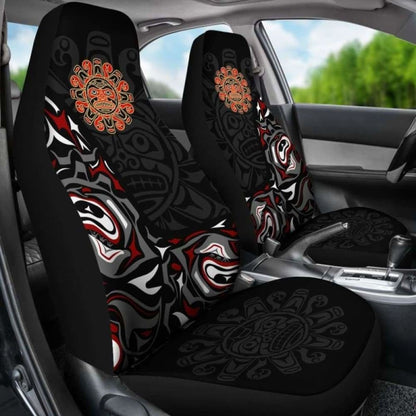 Canada Car Seat Covers Haida Sun Tattoo (Set Of Two)