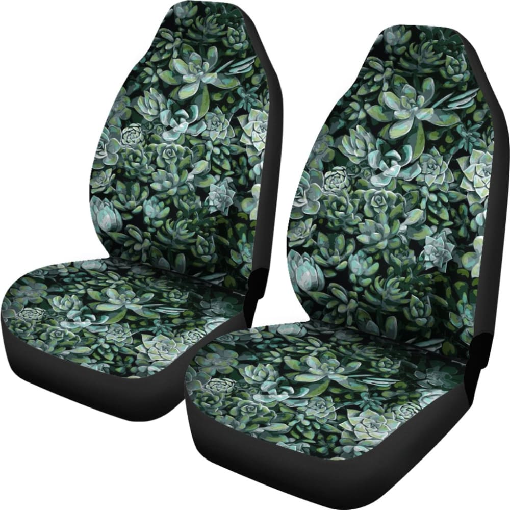 Flowers Succulent Car Seat Covers