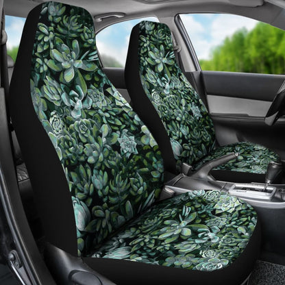 Flowers Succulent Car Seat Covers