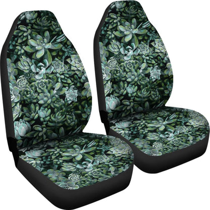 Flowers Succulent Car Seat Covers