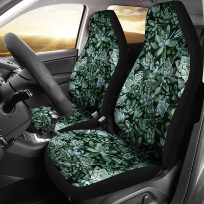 Flowers Succulent Car Seat Covers