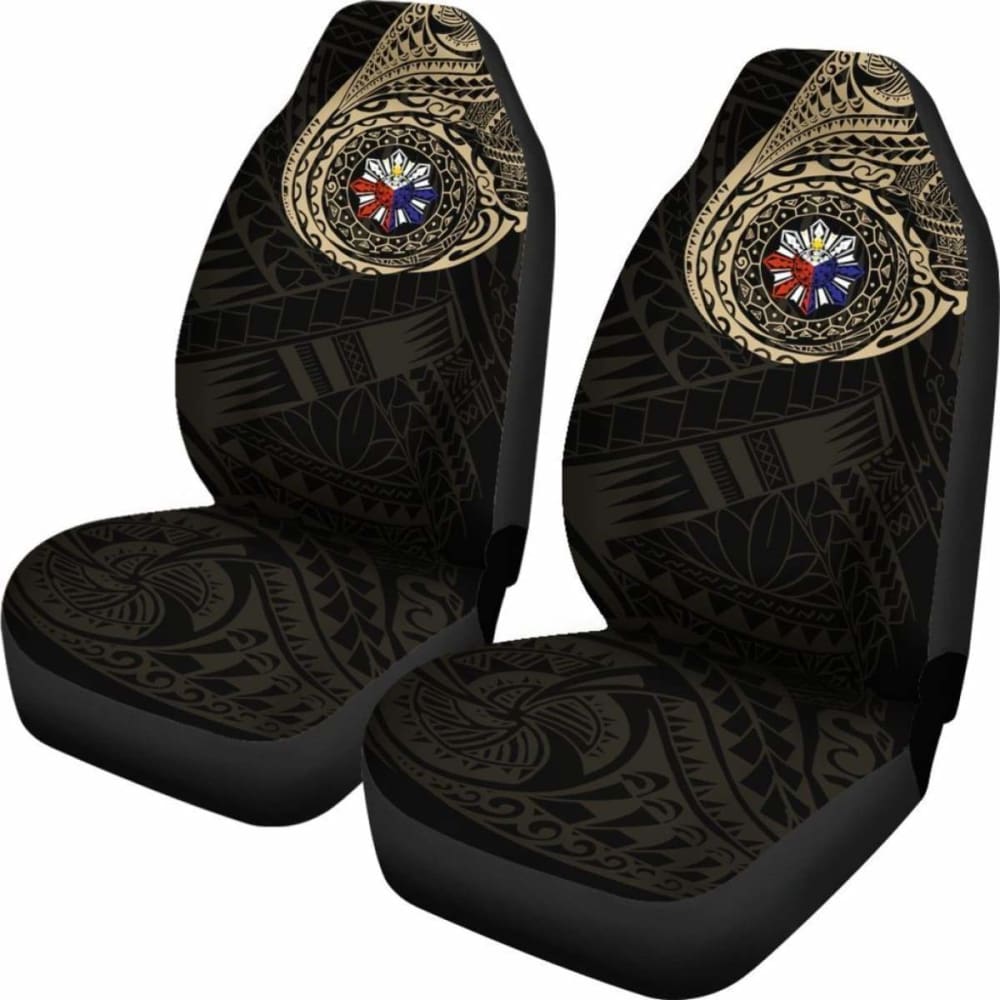Philippines Tattoo Style Special Car Seat Covers (Set Of Two)