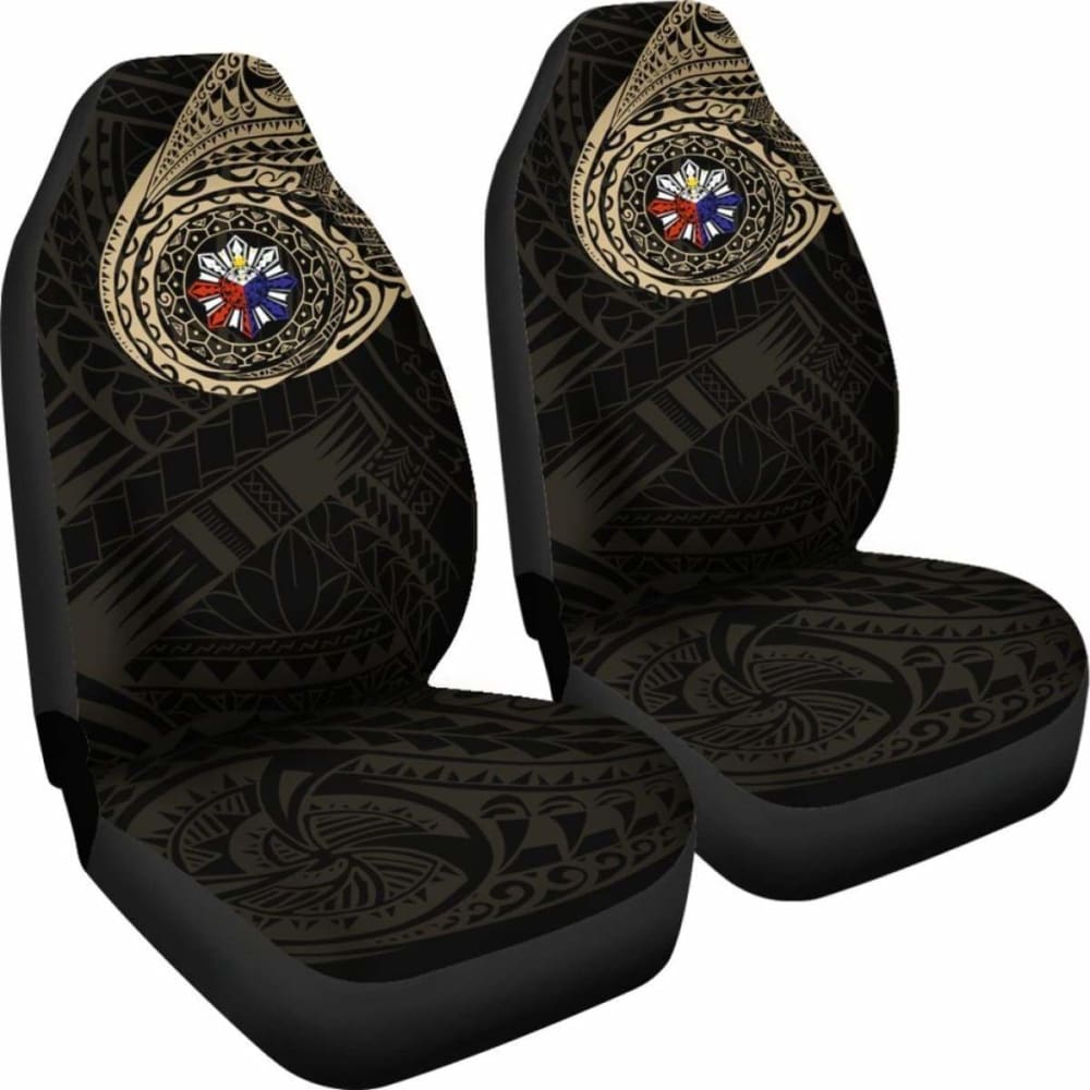 Philippines Tattoo Style Special Car Seat Covers (Set Of Two)