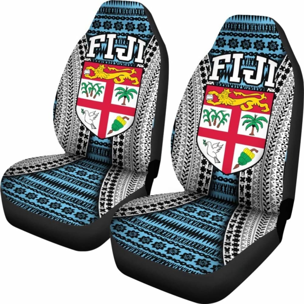 Fiji Tapa Car Seat Covers - Fiji Flag Special Style -