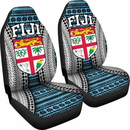 Fiji Tapa Car Seat Covers - Fiji Flag Special Style -