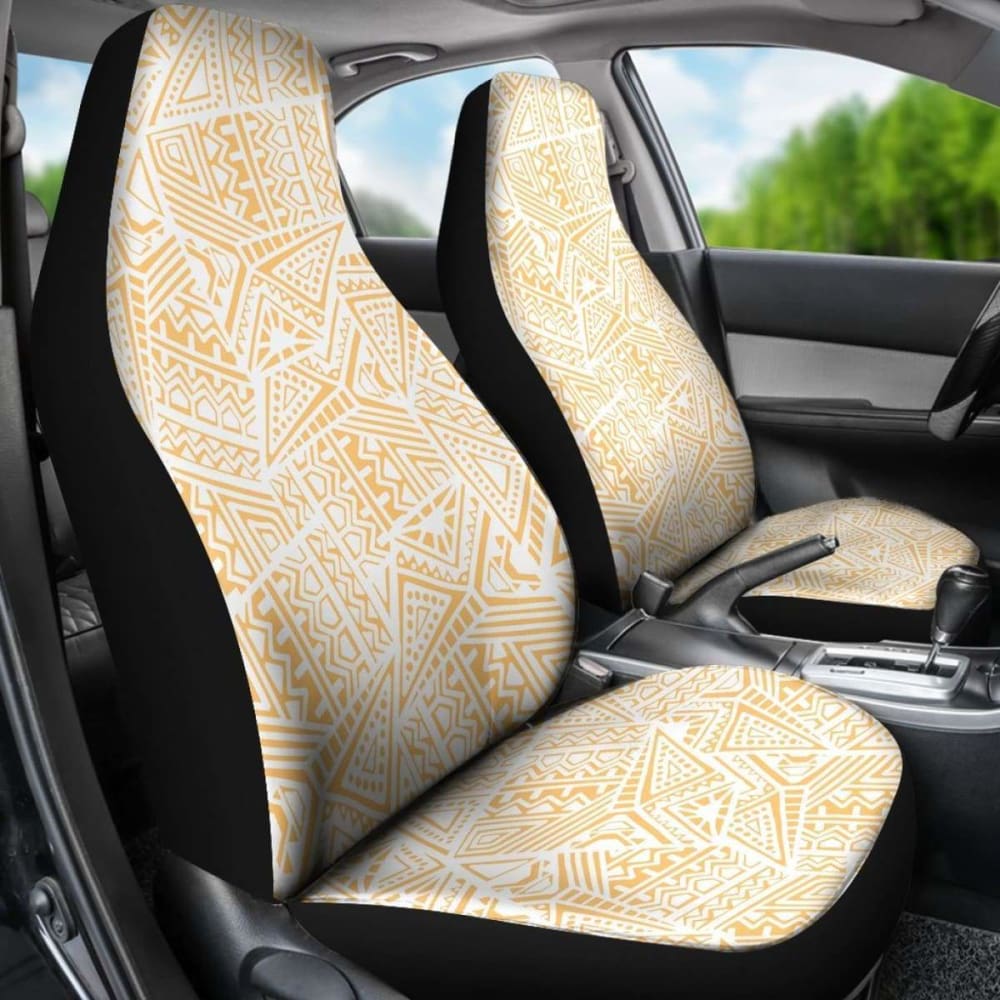 Polynesian Car Seat Cover - Polynesian Tattoo -