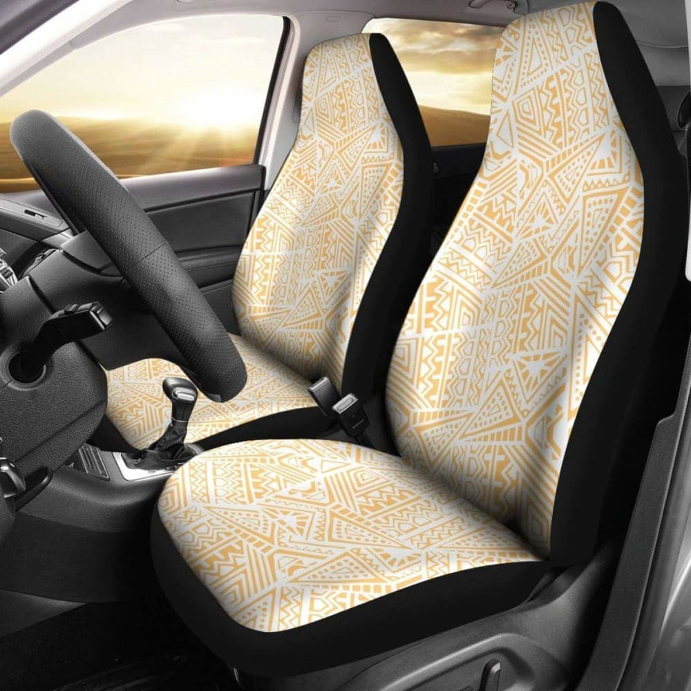 Polynesian Car Seat Cover - Polynesian Tattoo -