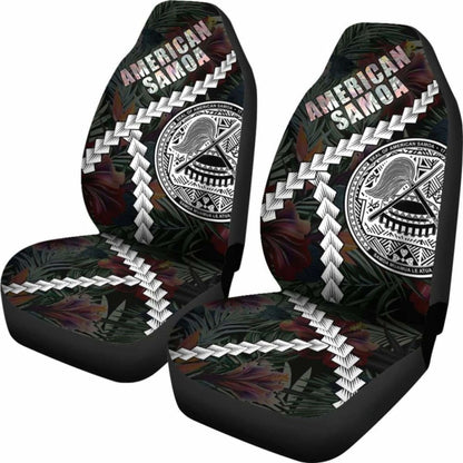 American Samoa Car Seat Covers  - Chain Polynesian -
