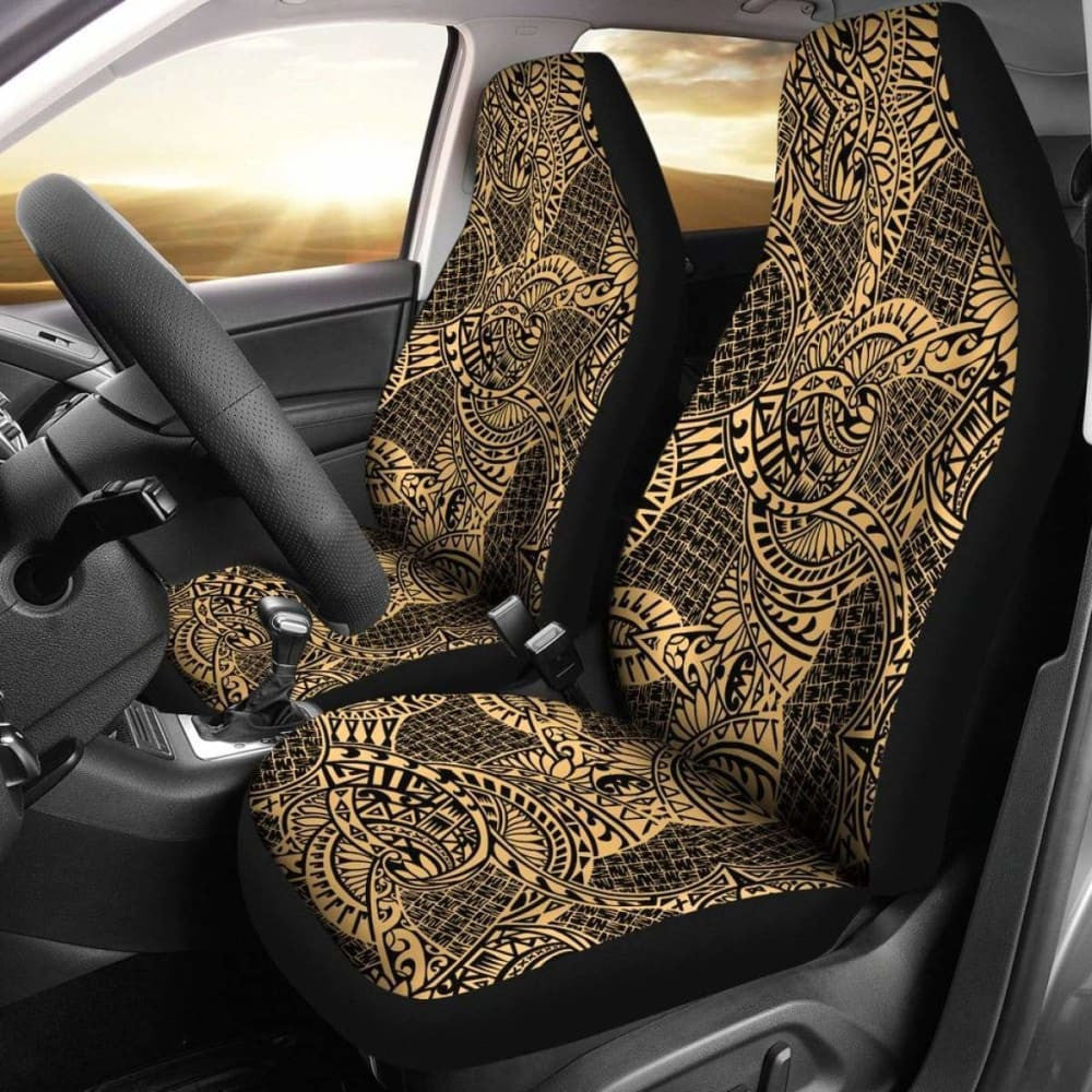 Polynesian Car Seat Cover - Polynesian Tattoo -