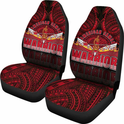 American Samoa Car Seat Covers - Polynesian Patterns Warrior -
