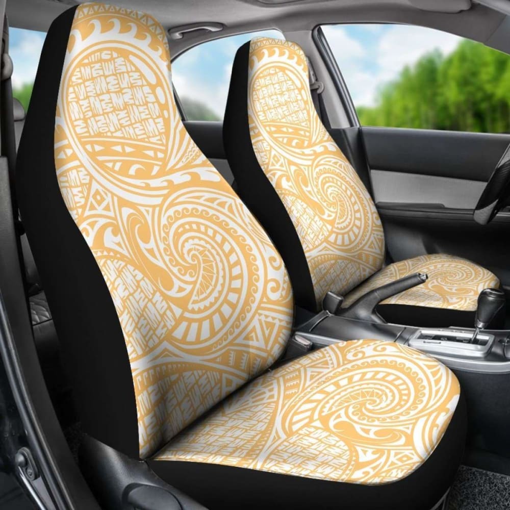 Polynesian Car Seat Cover - Polynesian Tattoo  -
