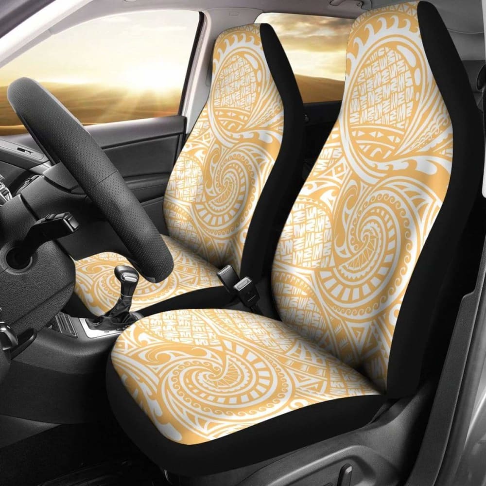 Polynesian Car Seat Cover - Polynesian Tattoo  -
