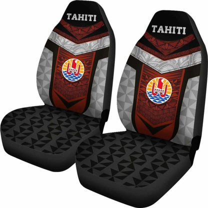 Tahiti Polynesian Car Seat Covers - Tahiti Flag Design - Amazing