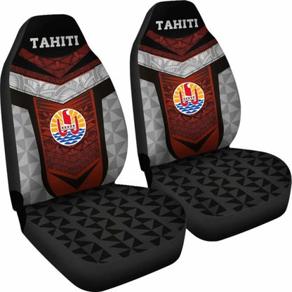 Tahiti Polynesian Car Seat Covers - Tahiti Flag Design - Amazing