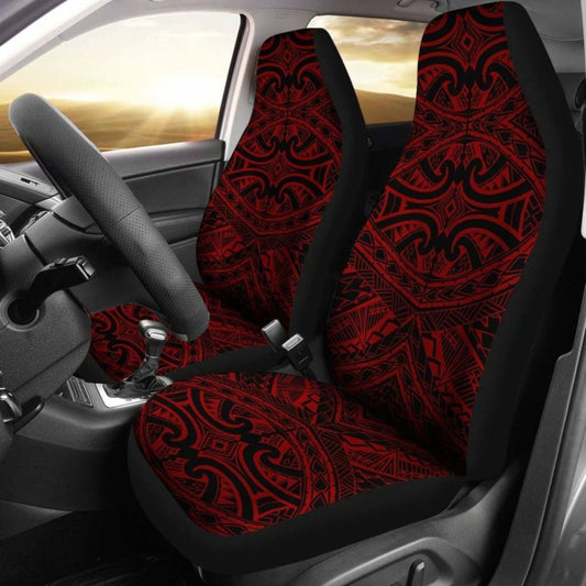 Polynesian Car Seat Cover - Polynesian Tattoo -