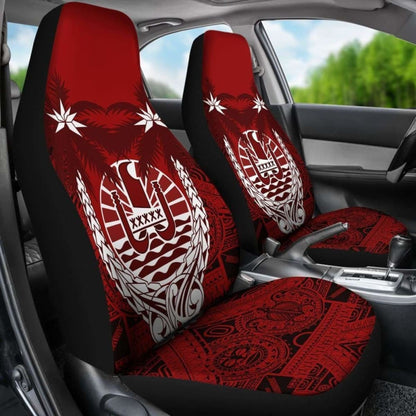Tahiti Car Seat Covers - Tahiti Flag Coconut Tree - Amazing