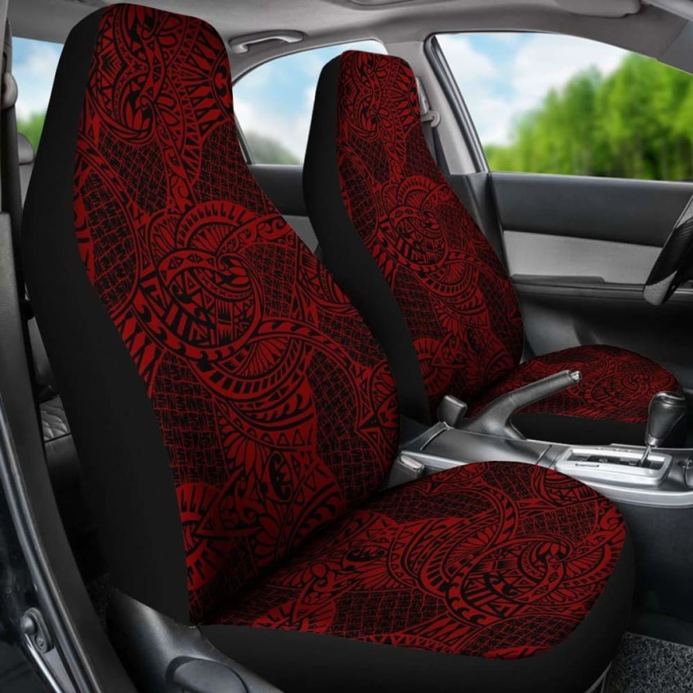 Polynesian Car Seat Cover - Polynesian Tattoo -