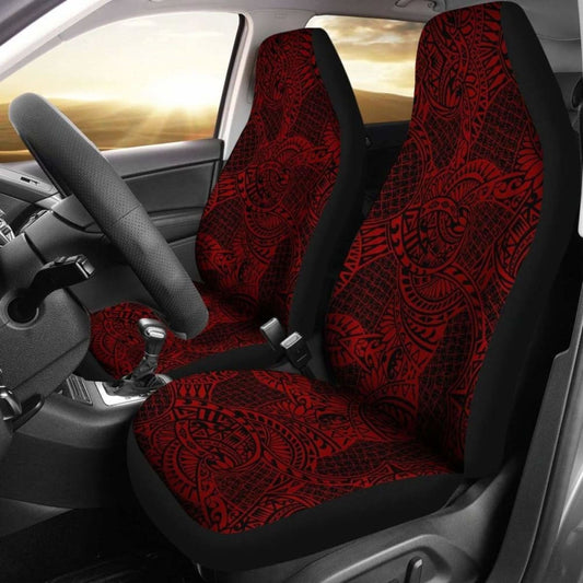 Polynesian Car Seat Cover - Polynesian Tattoo -