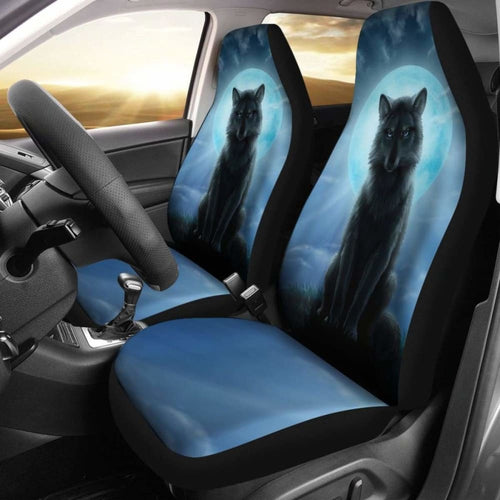 Bohemian Wolf Car Seat Covers