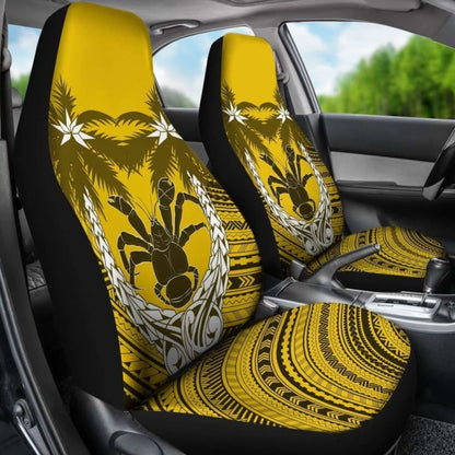 Niue Car Seat Covers - Coconut Crab & Coconut Tree - Amazing