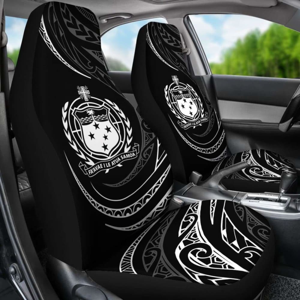 Samoa Car Seat Covers - \bWhite - Frida Style -