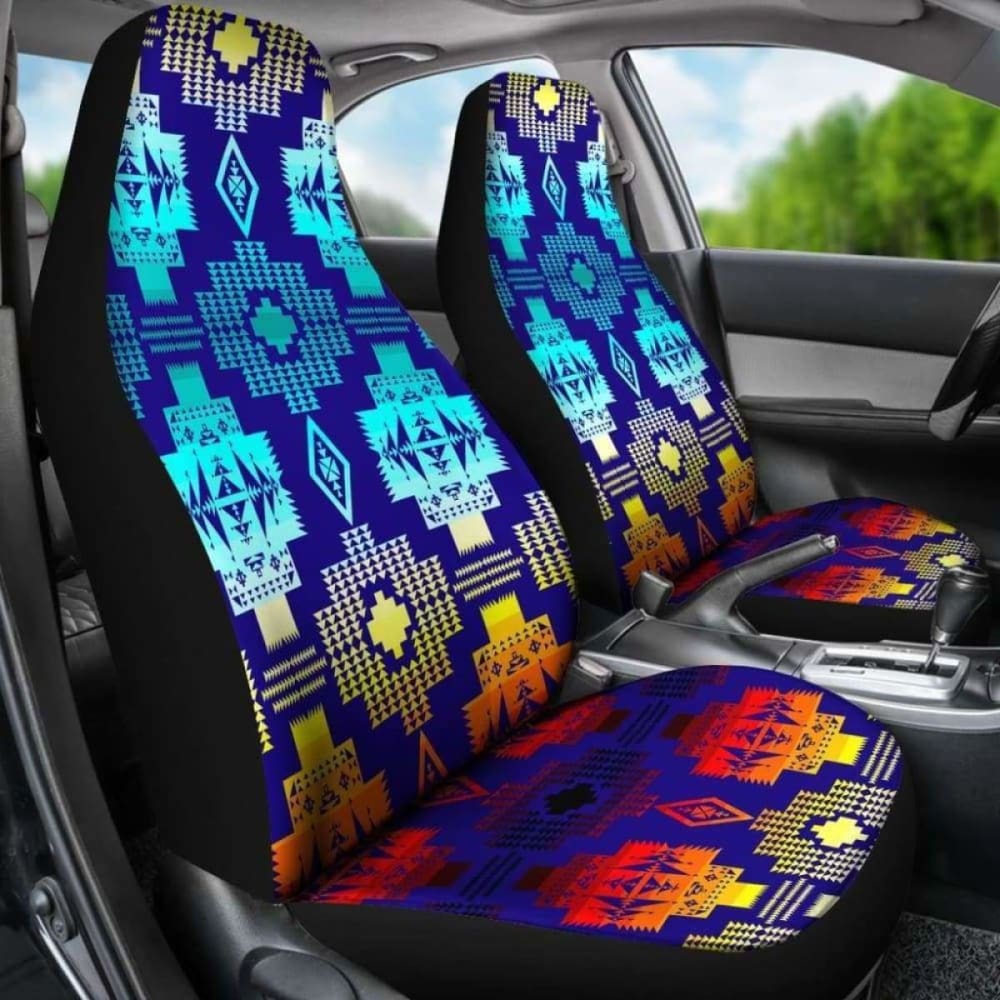 Blue Shades Car Seat Covers