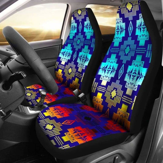 Blue Shades Car Seat Covers