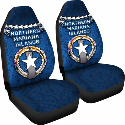 Northern Mariana Islands Polynesian Car Seat Covers - Vibes Version