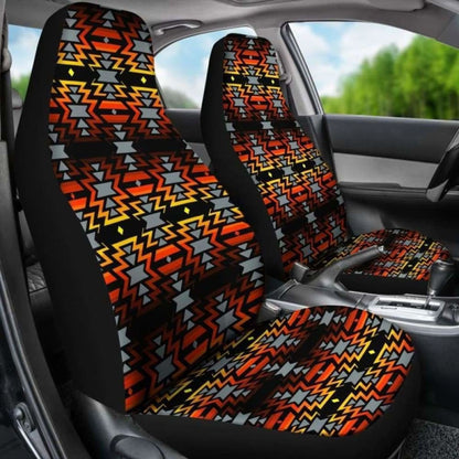 Black Fire Red Car Seat Covers