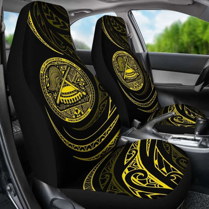 American Samoa Car Seat Covers - \bYellow - Frida Style -