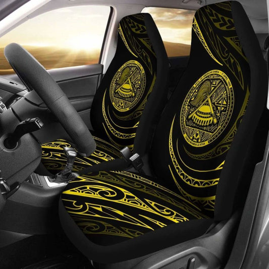 American Samoa Car Seat Covers - \bYellow - Frida Style -
