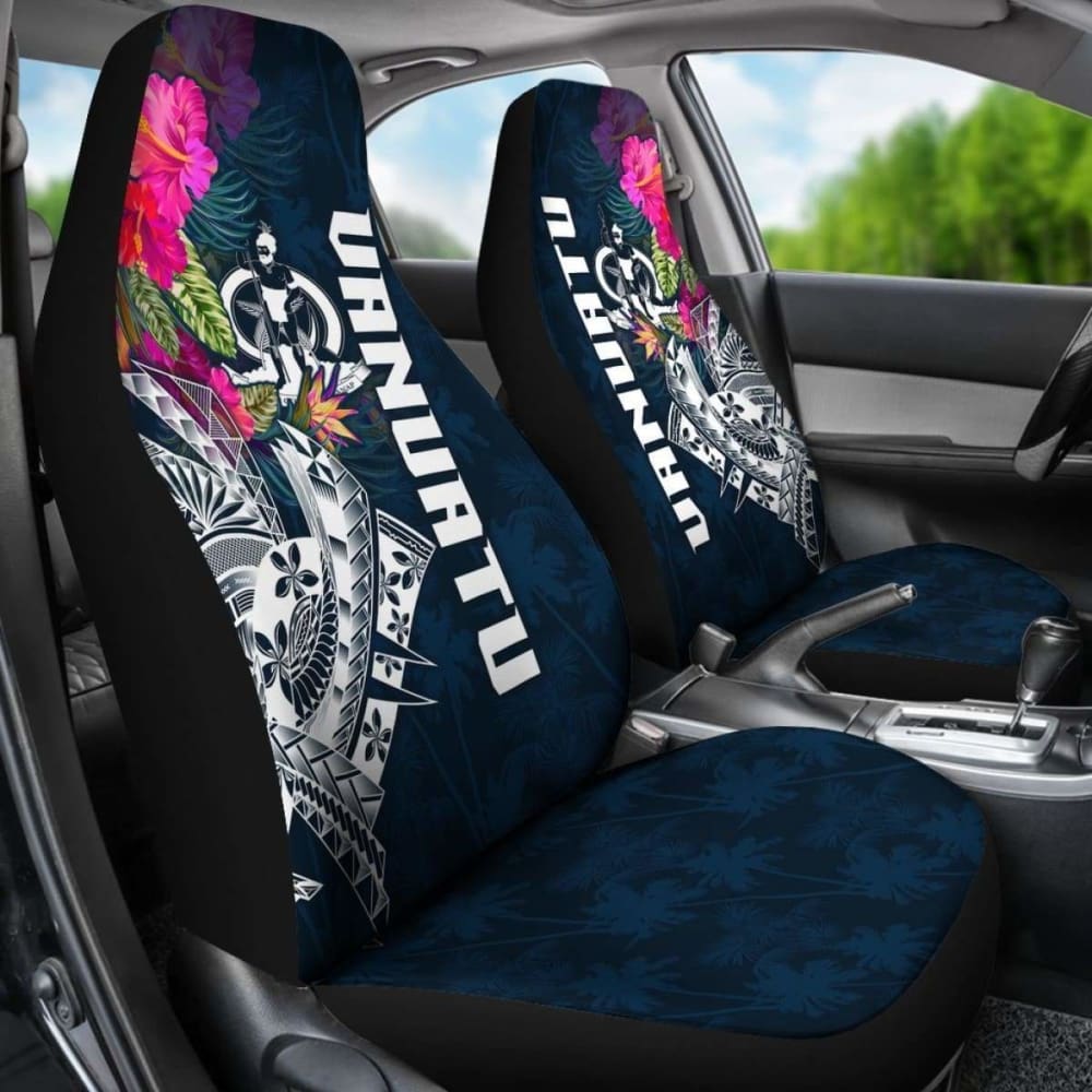 Vanuatu Polynesian Car Seat Covers  - Summer Vibes -